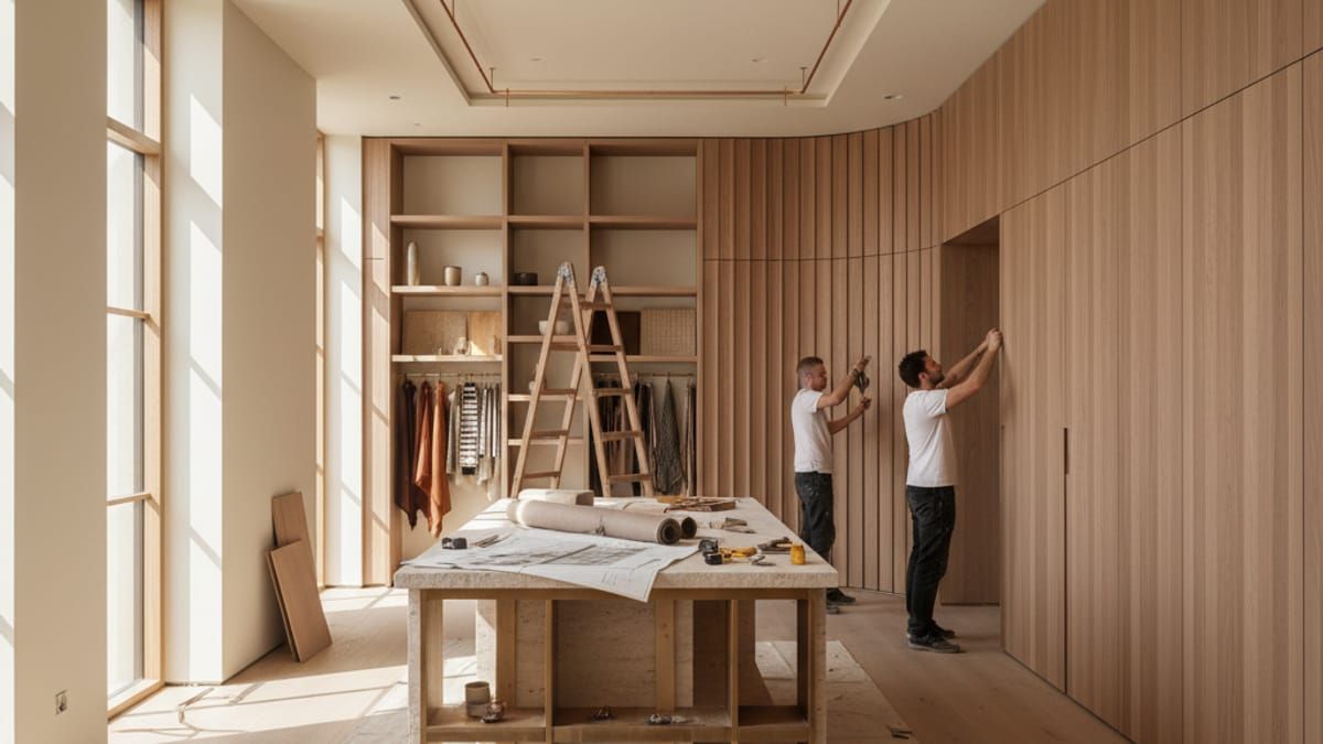 Luxury interior construction and custom finishes